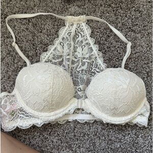 White lace PINK VS bra